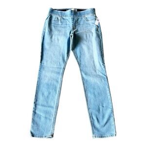 Old Navy Women’s Mid Rise Rockstar Super Skinny Pull On Jegging Jeans Size 10